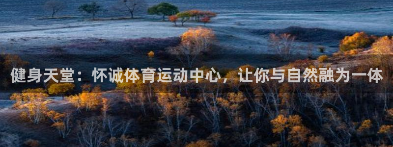 利记官网下载平台注册要钱吗是真的吗：健身天堂：怀诚体育运动中